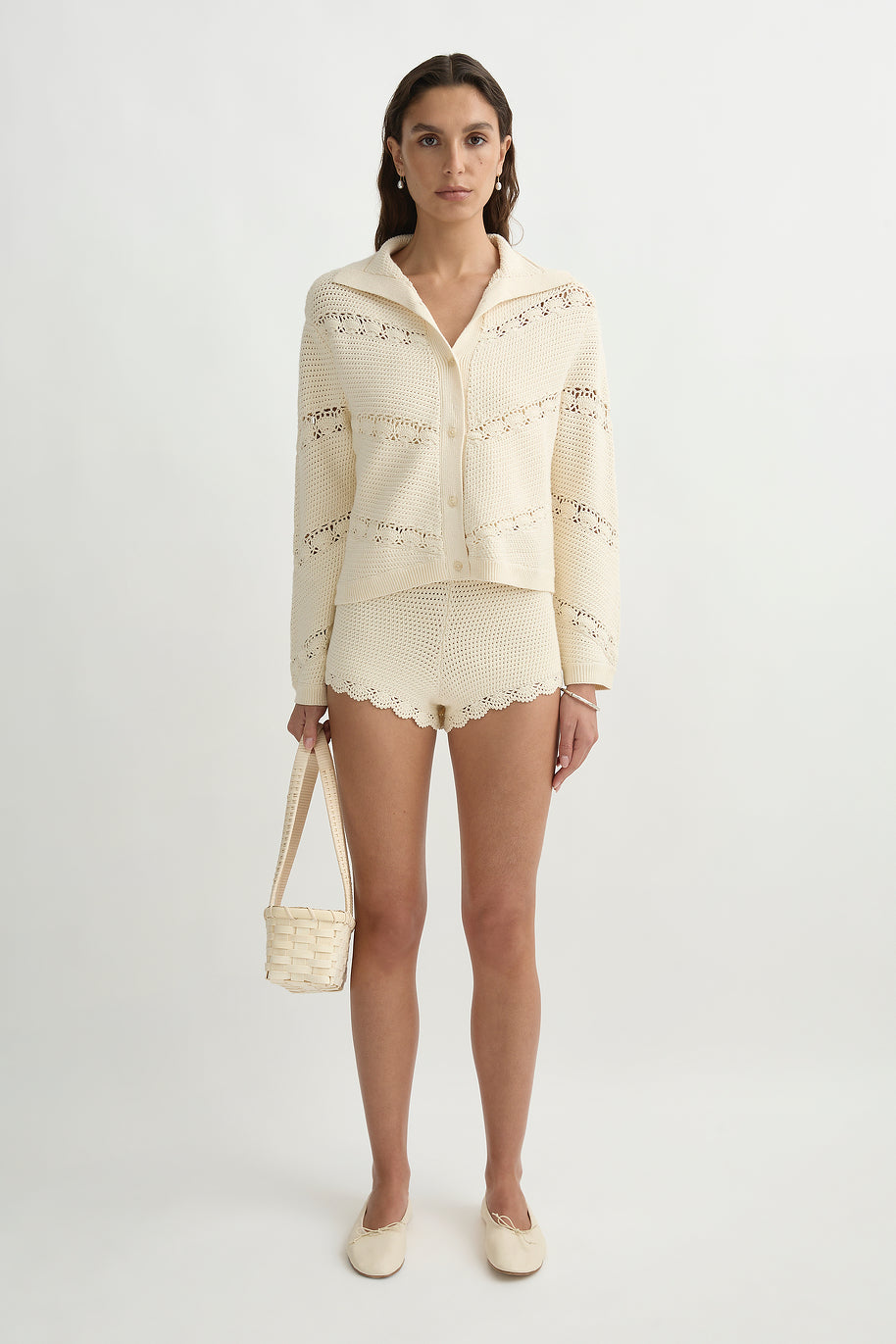 Dylan Cardigan - Pearl