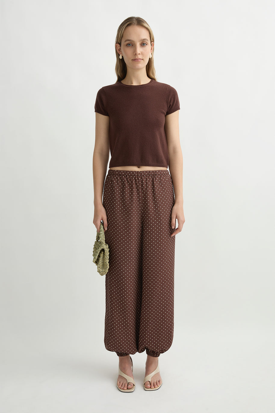 Evie Pant - Choc Vanilla