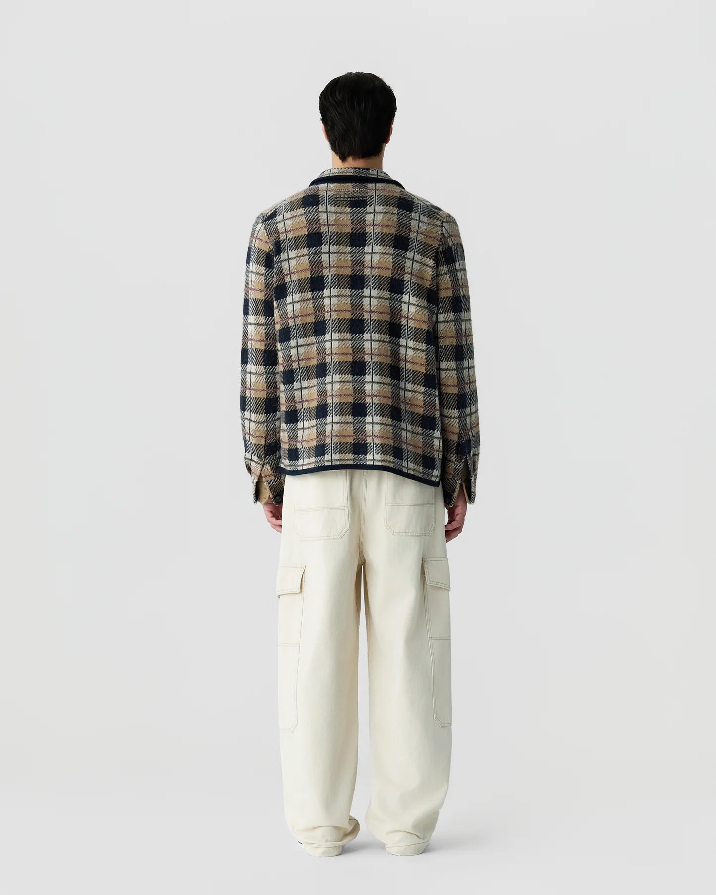 Plaid Work Shirt - Camel Combo