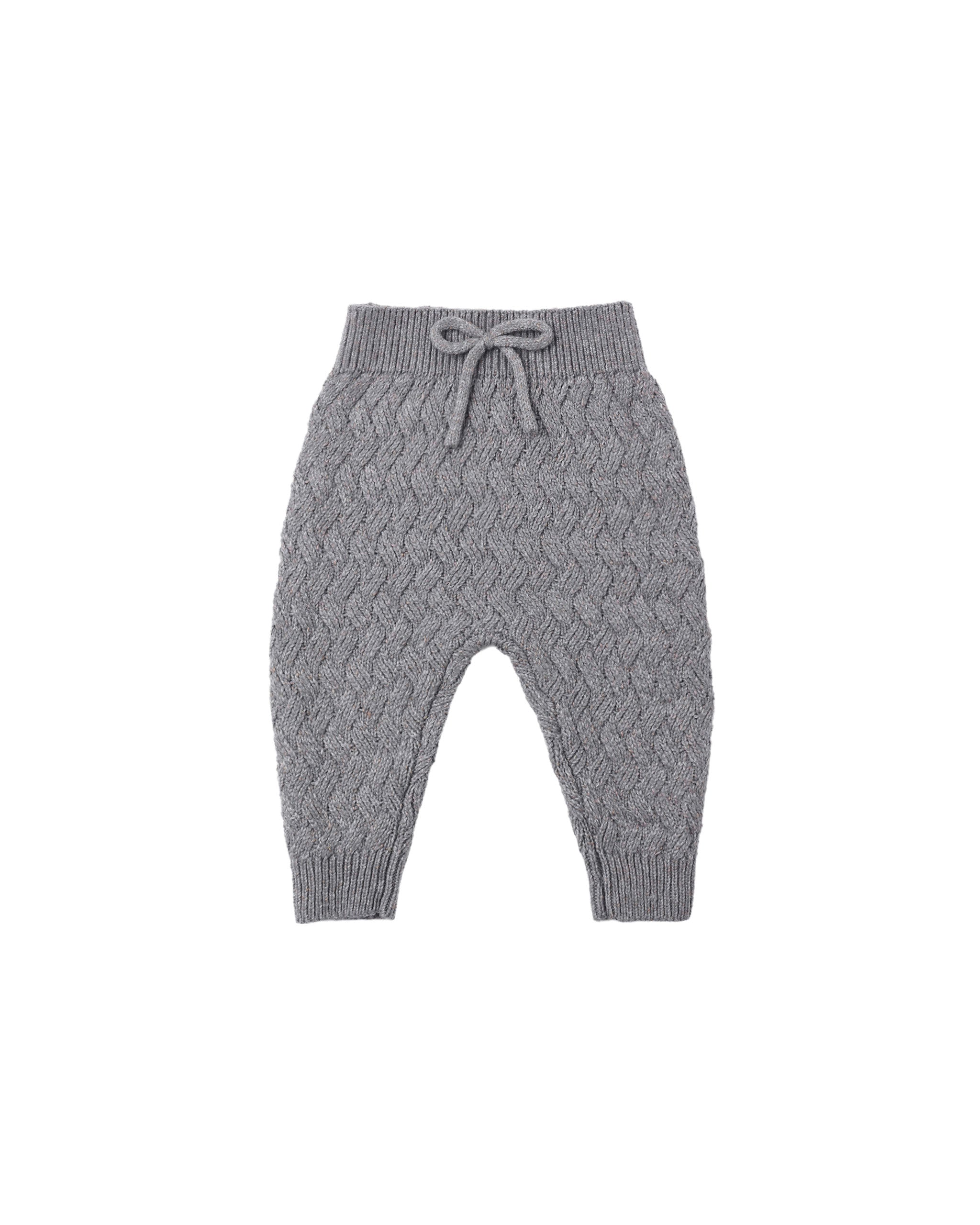 Knit Sweater and Pant - Heathered Slate