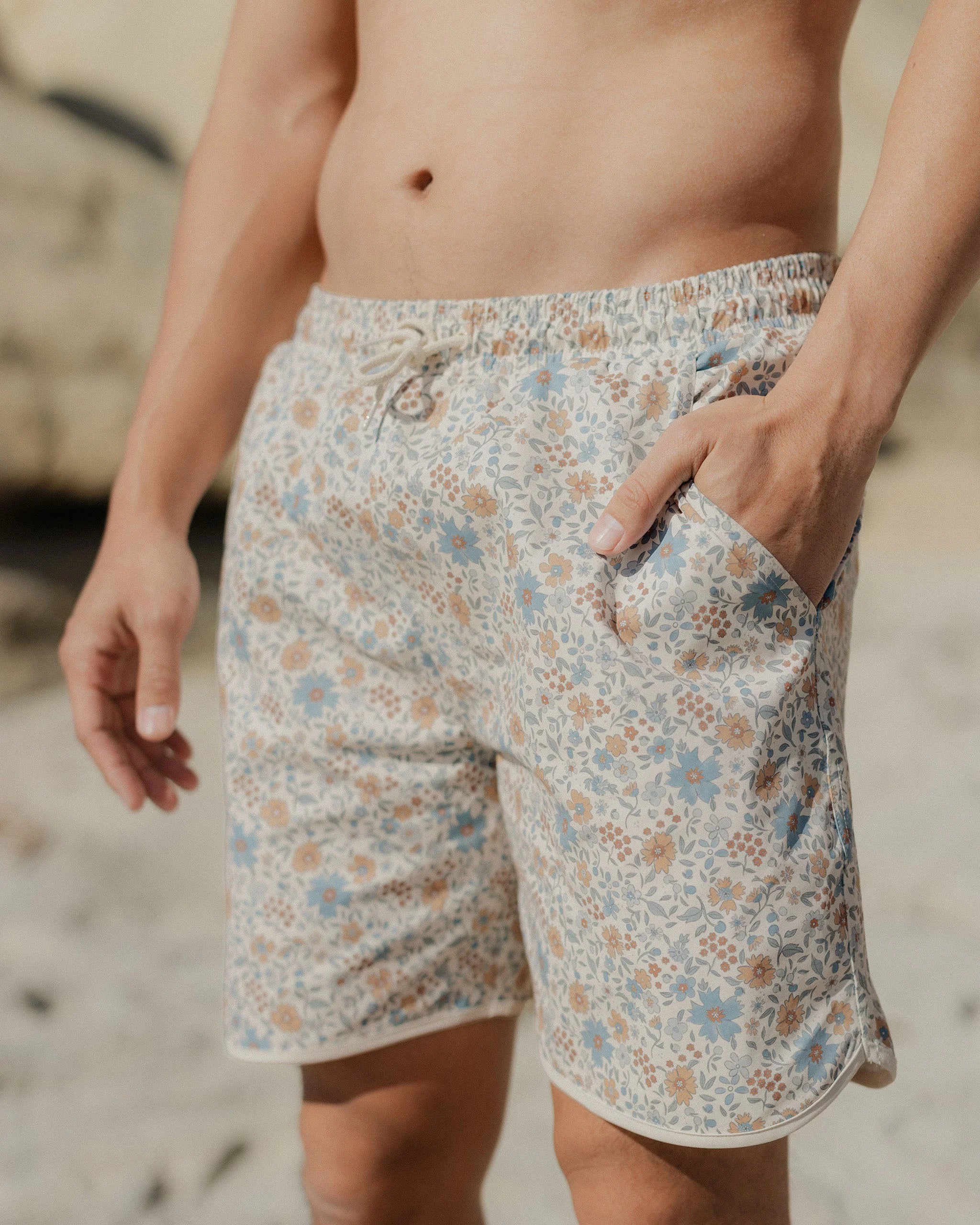 Men's Boardshort - Gardenia