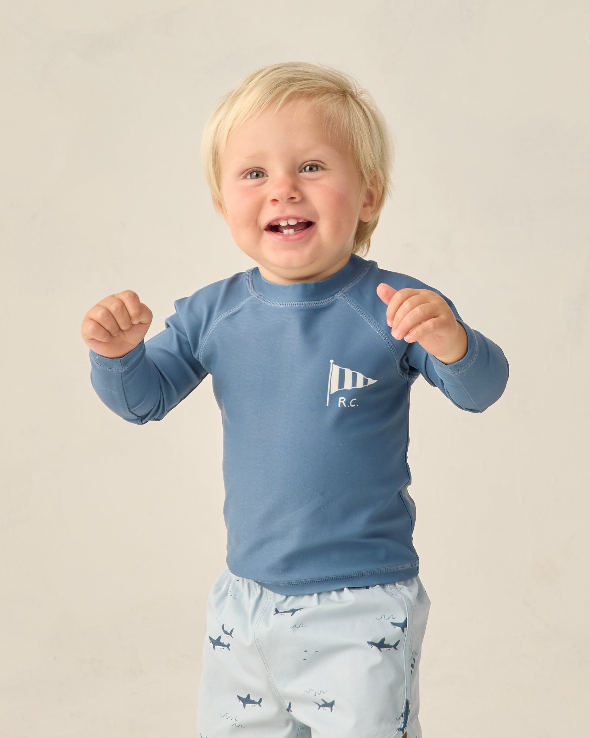 Long Sleeve Rashguard - Navy