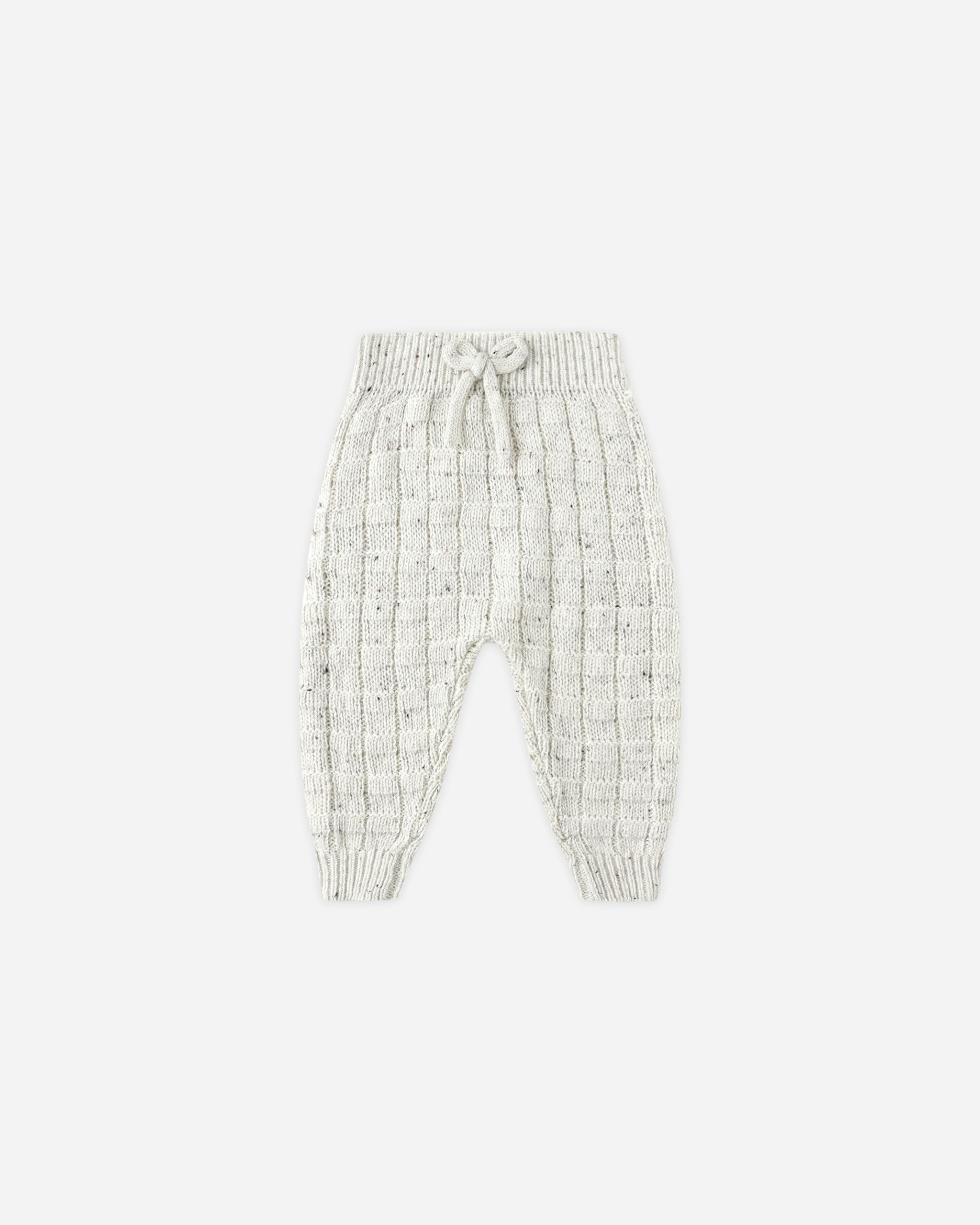 Tassel Cardigan and Gable Pant Set - Oatmeal Speckle