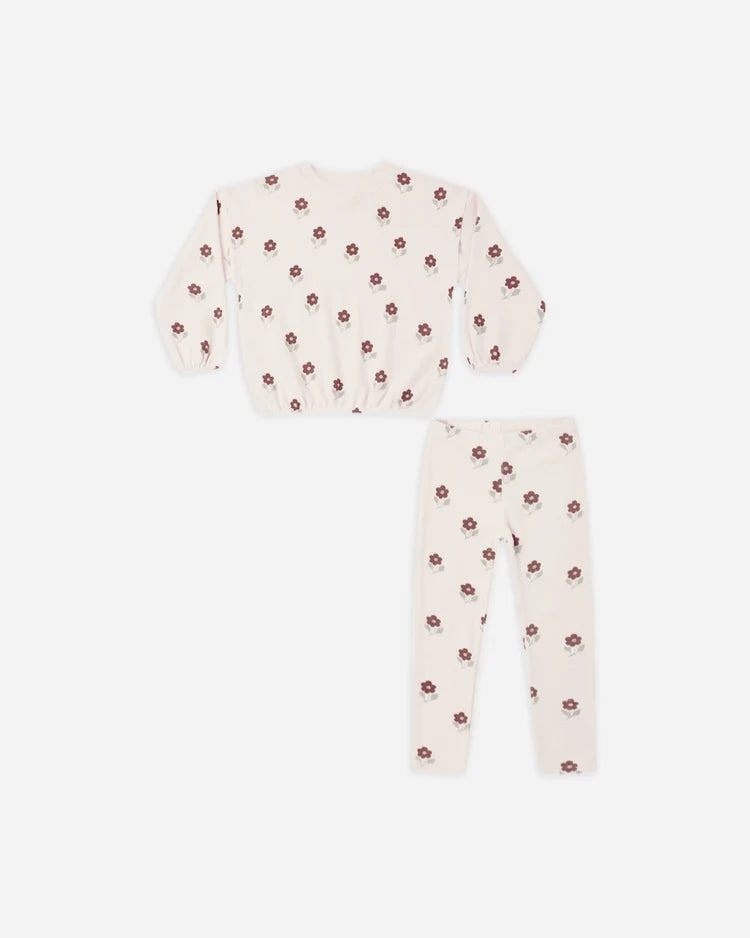 Spongey Knit Set - Petal Daisy