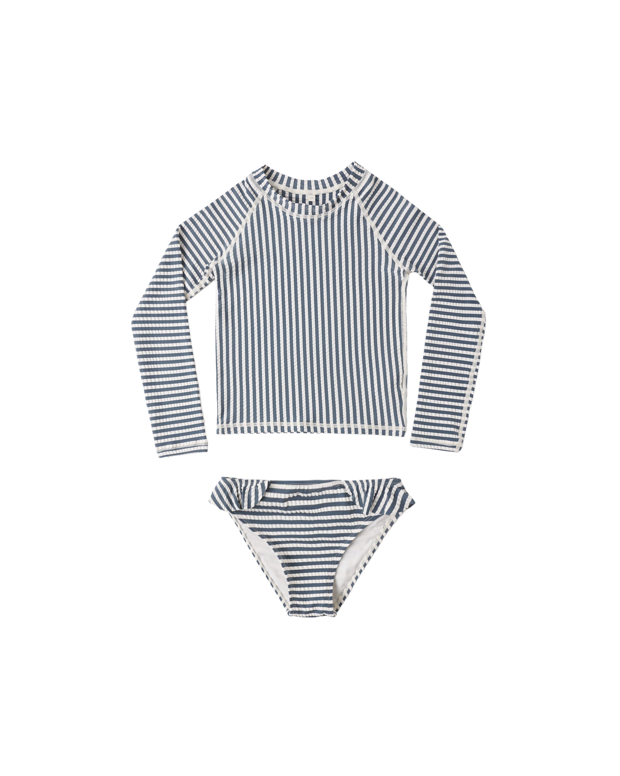 Maryn Rashguard Set - Navy Stripe