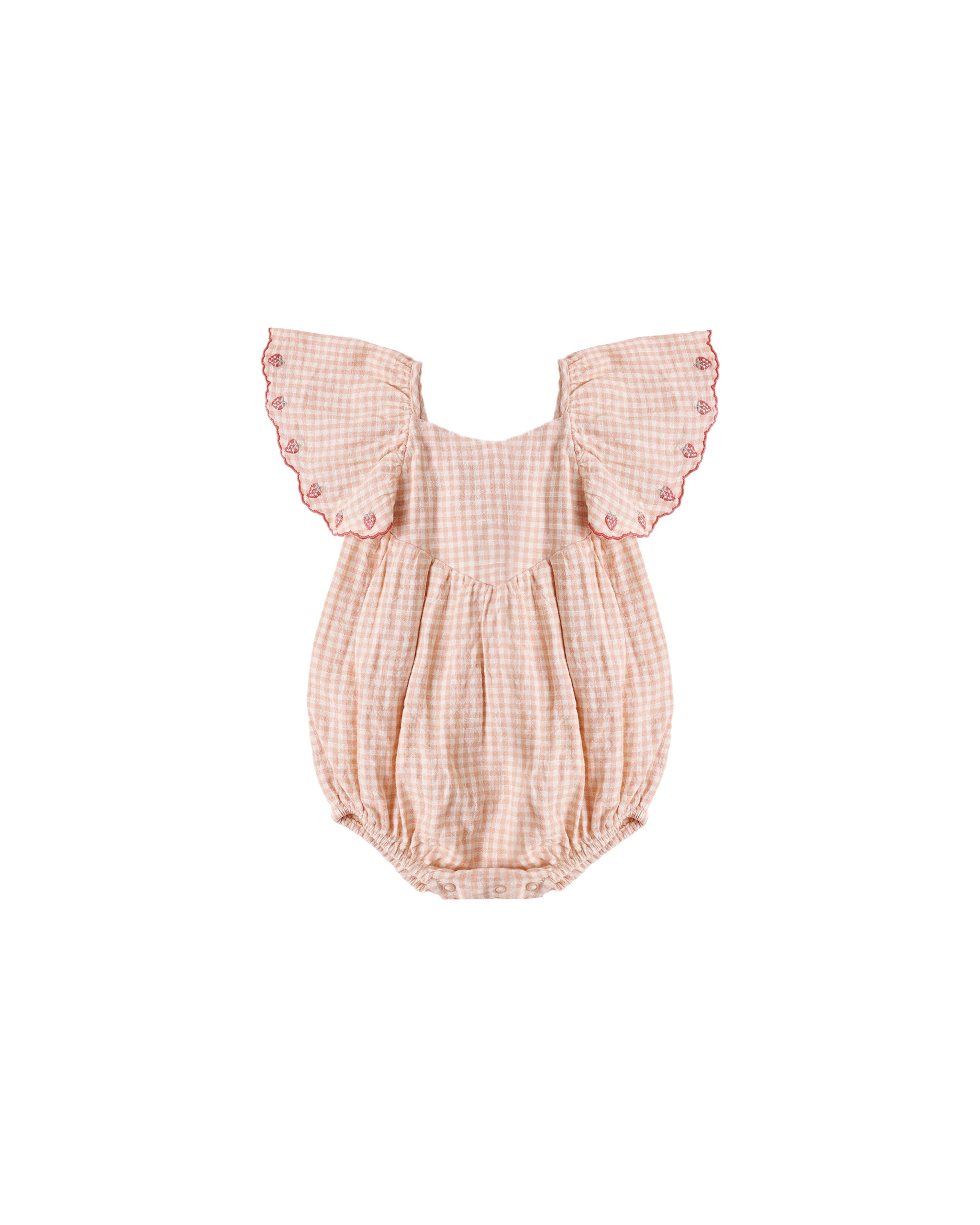 Roxy Romper - Petal Gingham