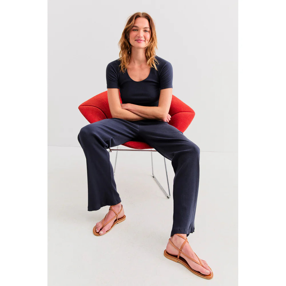 The Ribbed Elzi - Navy