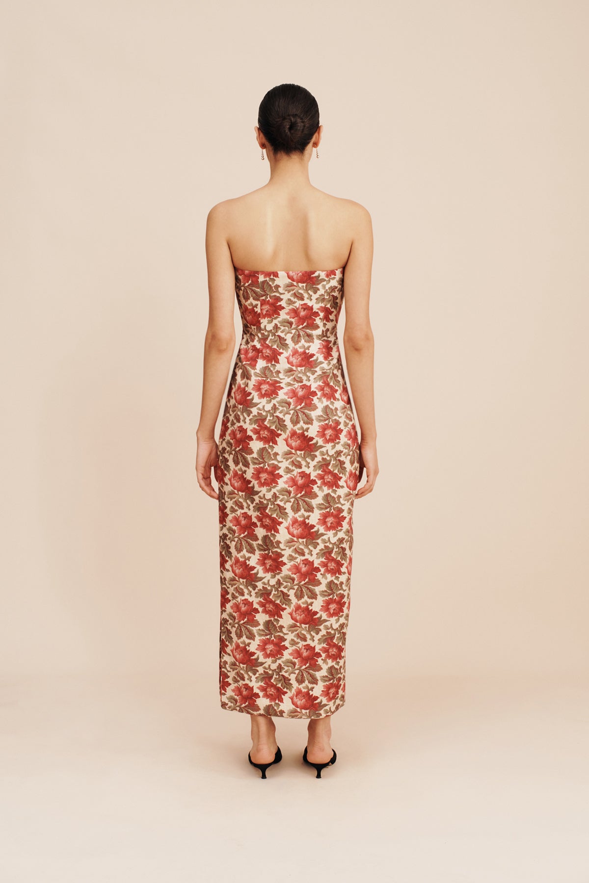 Rosalie Strapless Dress - Rose