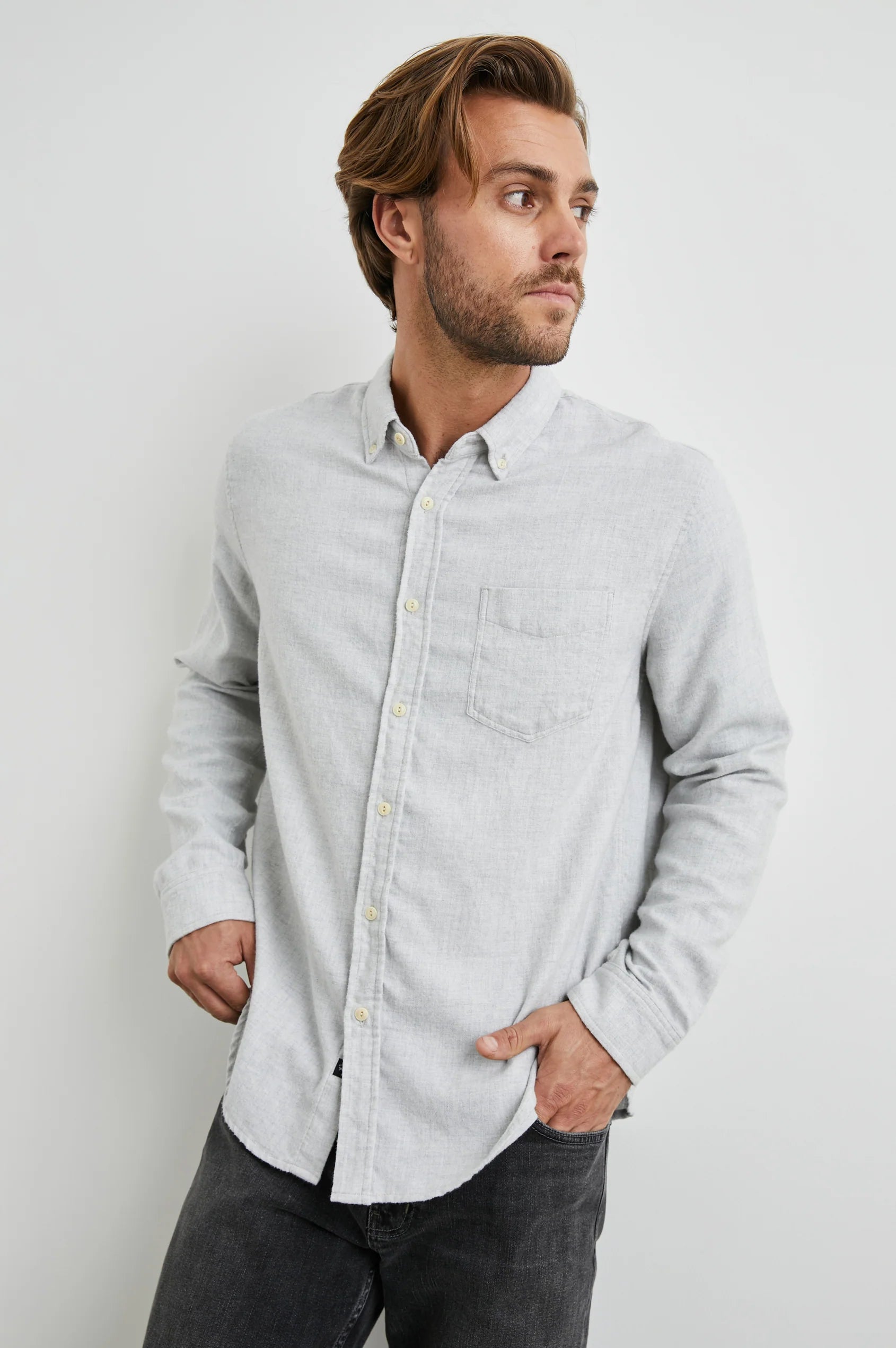 Runson Shirt - Heather Grey