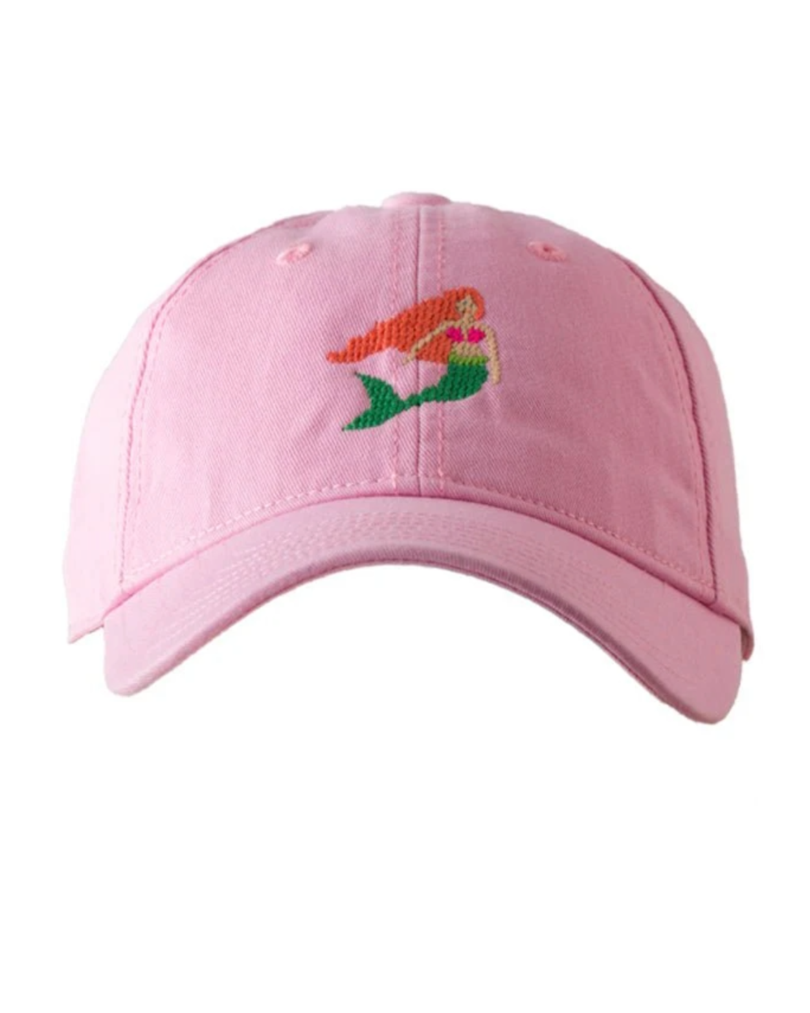 Kids Mermaid Baseball Hat - Light Pink