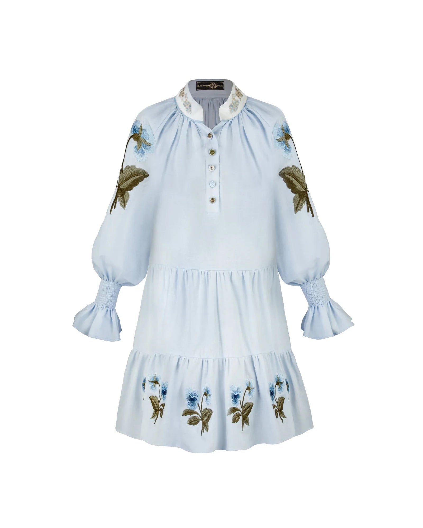 Amelia Mini Dress - Blue & Navy