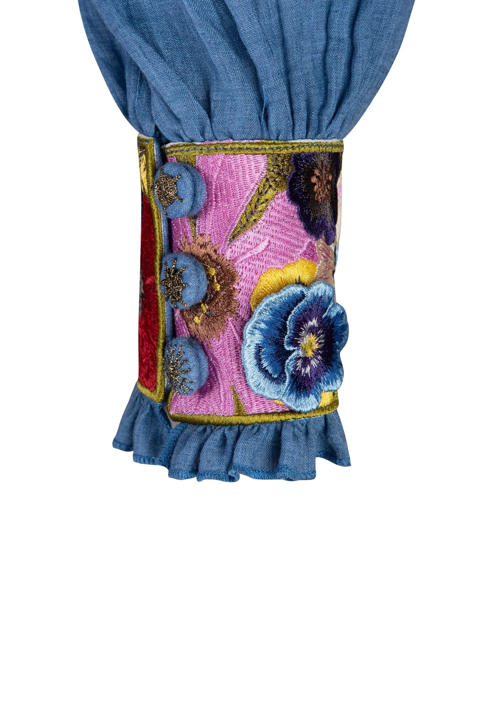 Pansy Blouse - Cobalt Blue