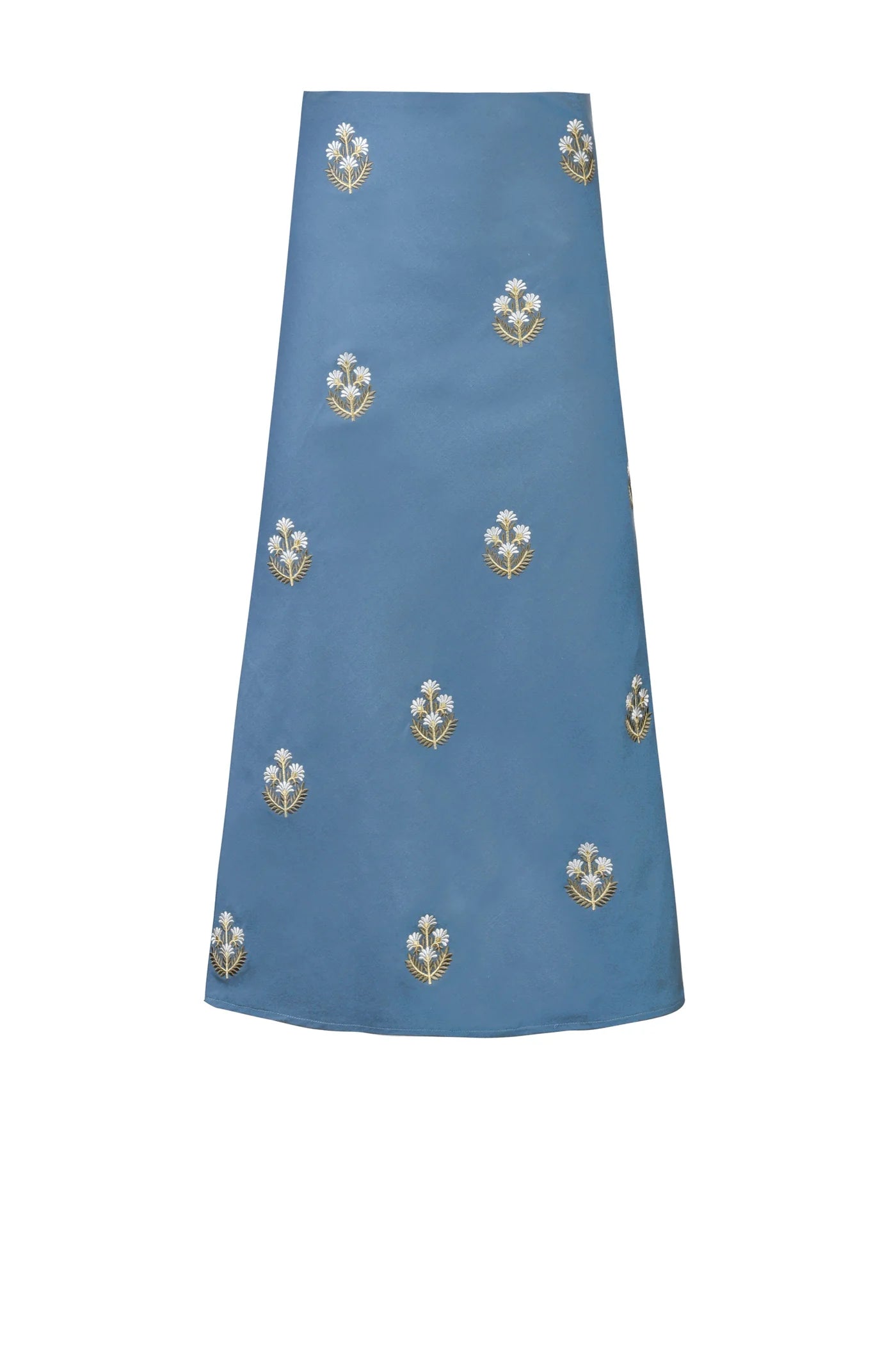 Mina Top and Skirt Set - Pastel Blue and Ivory