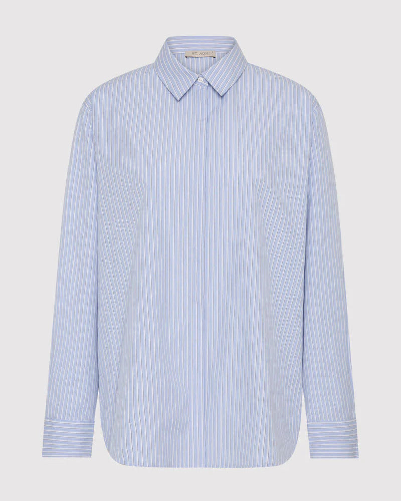 Classic Shirt - Pale Blue Stripe