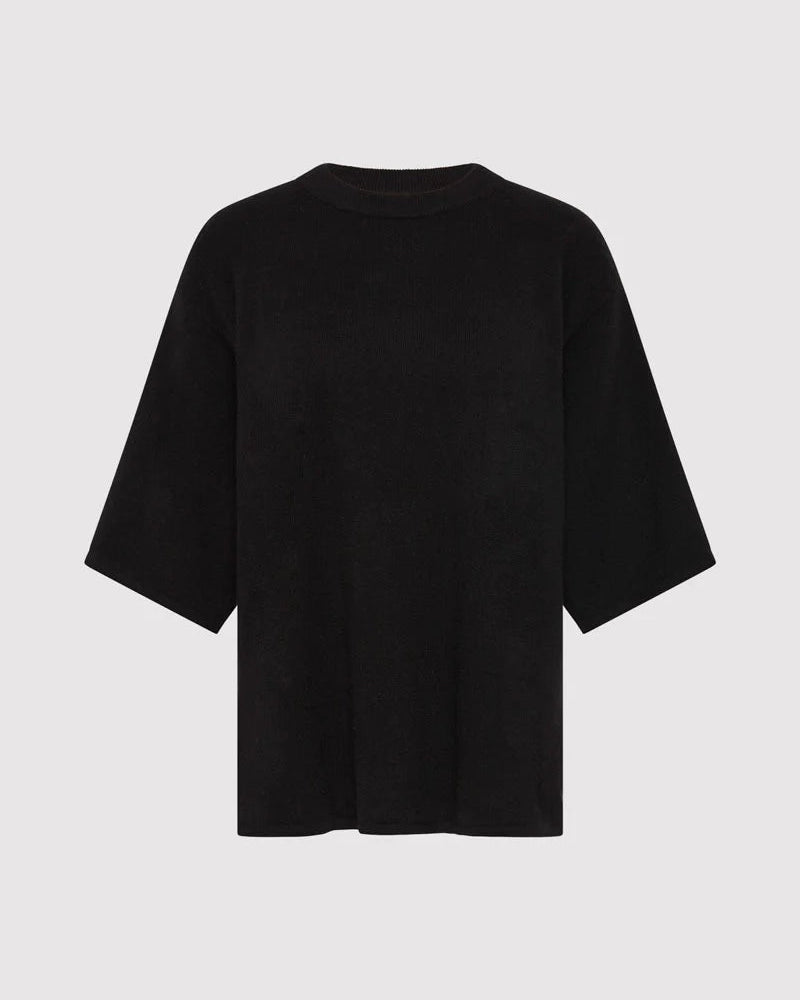 Cashmere Copain Tee - Black