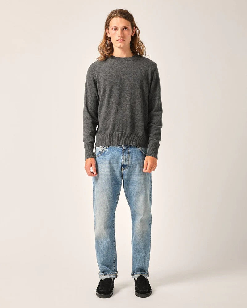 Cashmere Crewneck - Charcoal