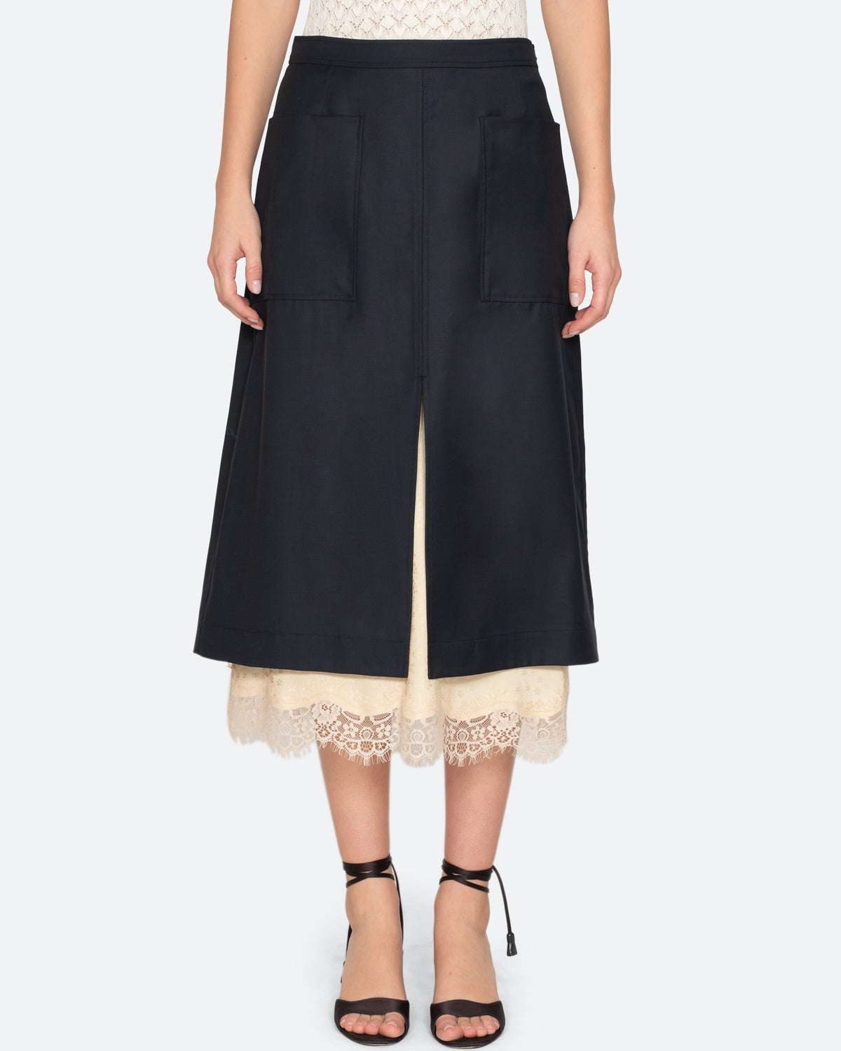 Fiora Skirt - Navy