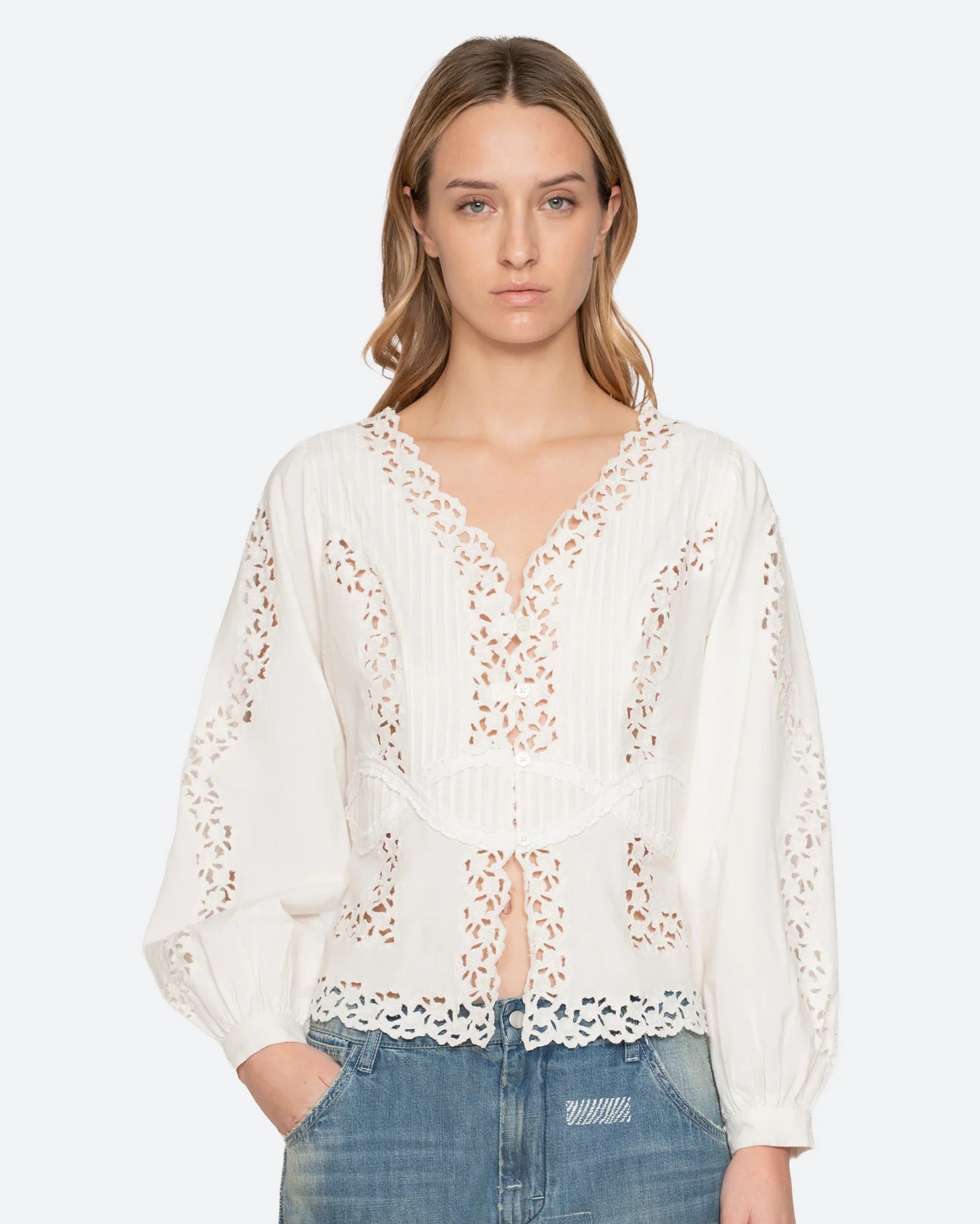 Sofia Blouse - Cream