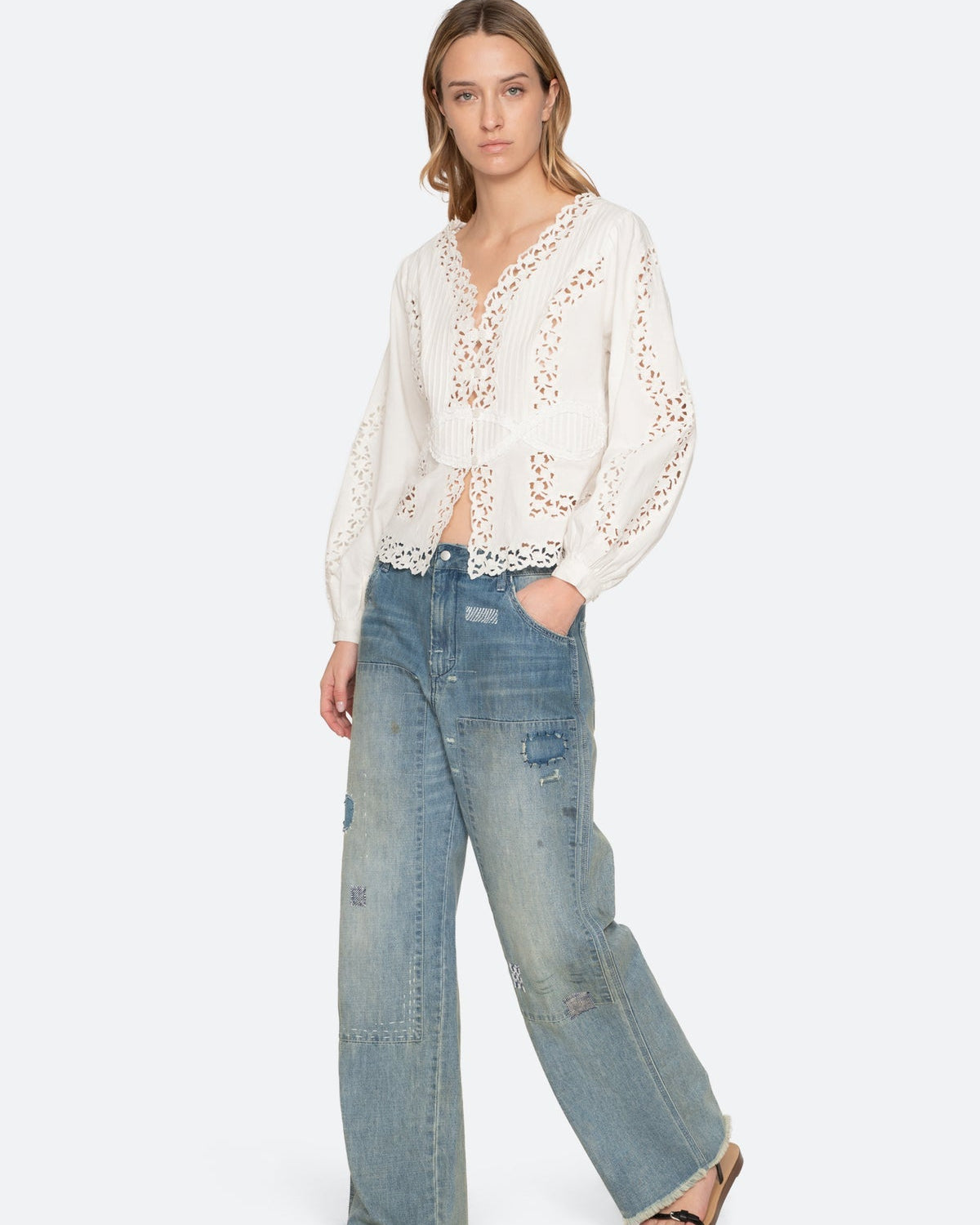 Sofia Blouse - Cream