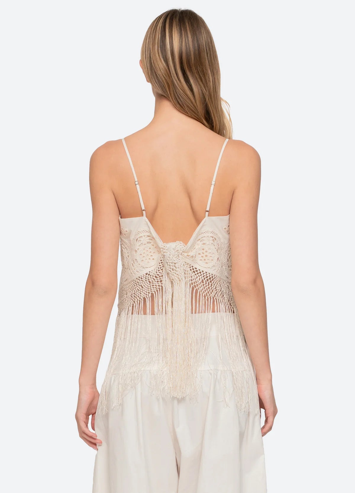 Rafina Eyelet Top - Cream