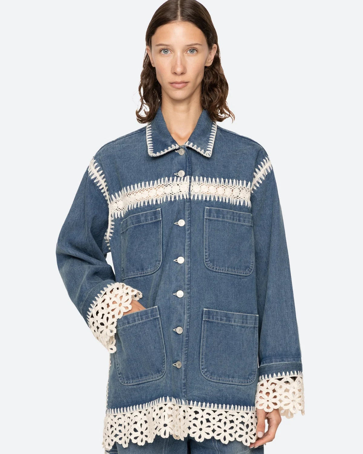 Stasia Denim Jacket - Blue