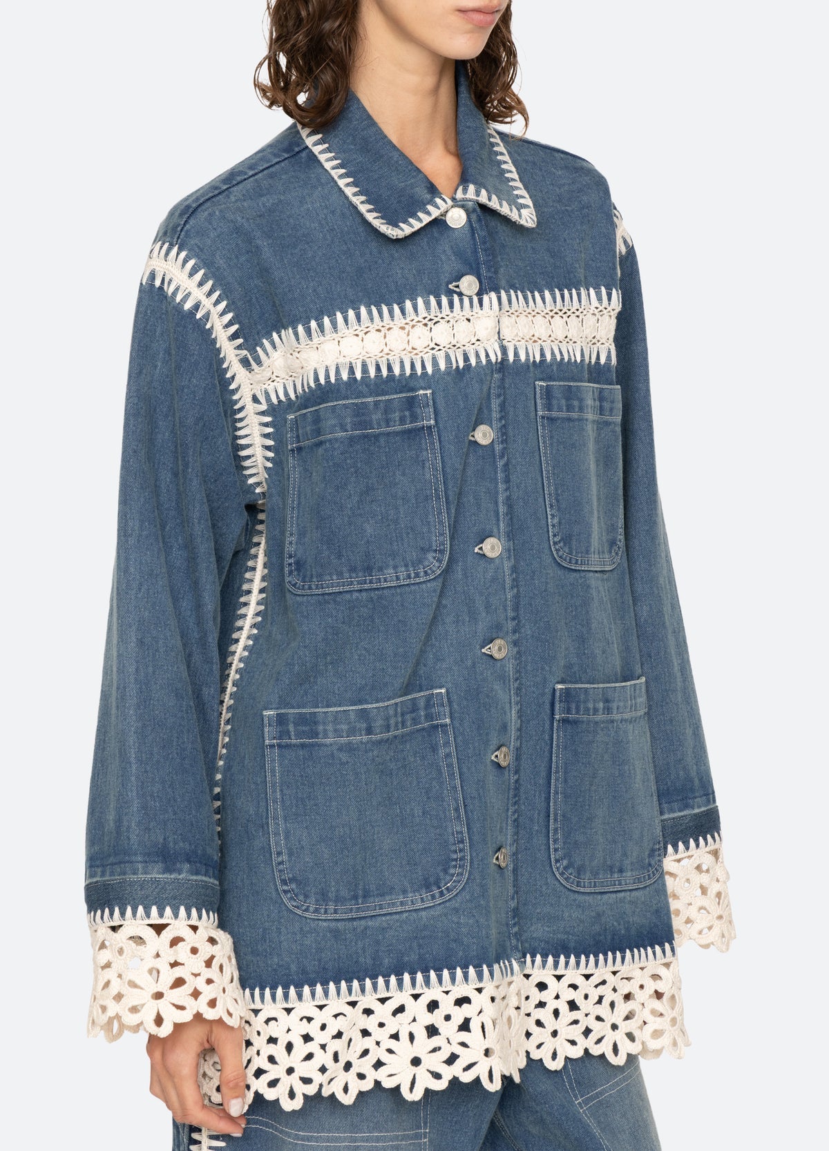 Stasia Denim Jacket - Blue