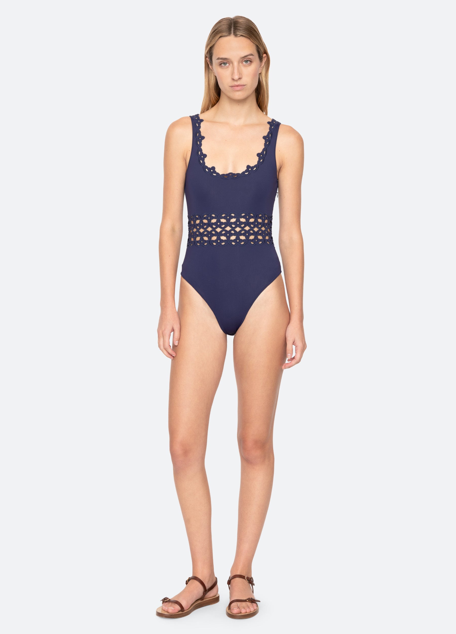 Leila One Piece - Navy