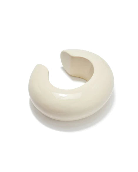 Arc Cuff In Alabaster