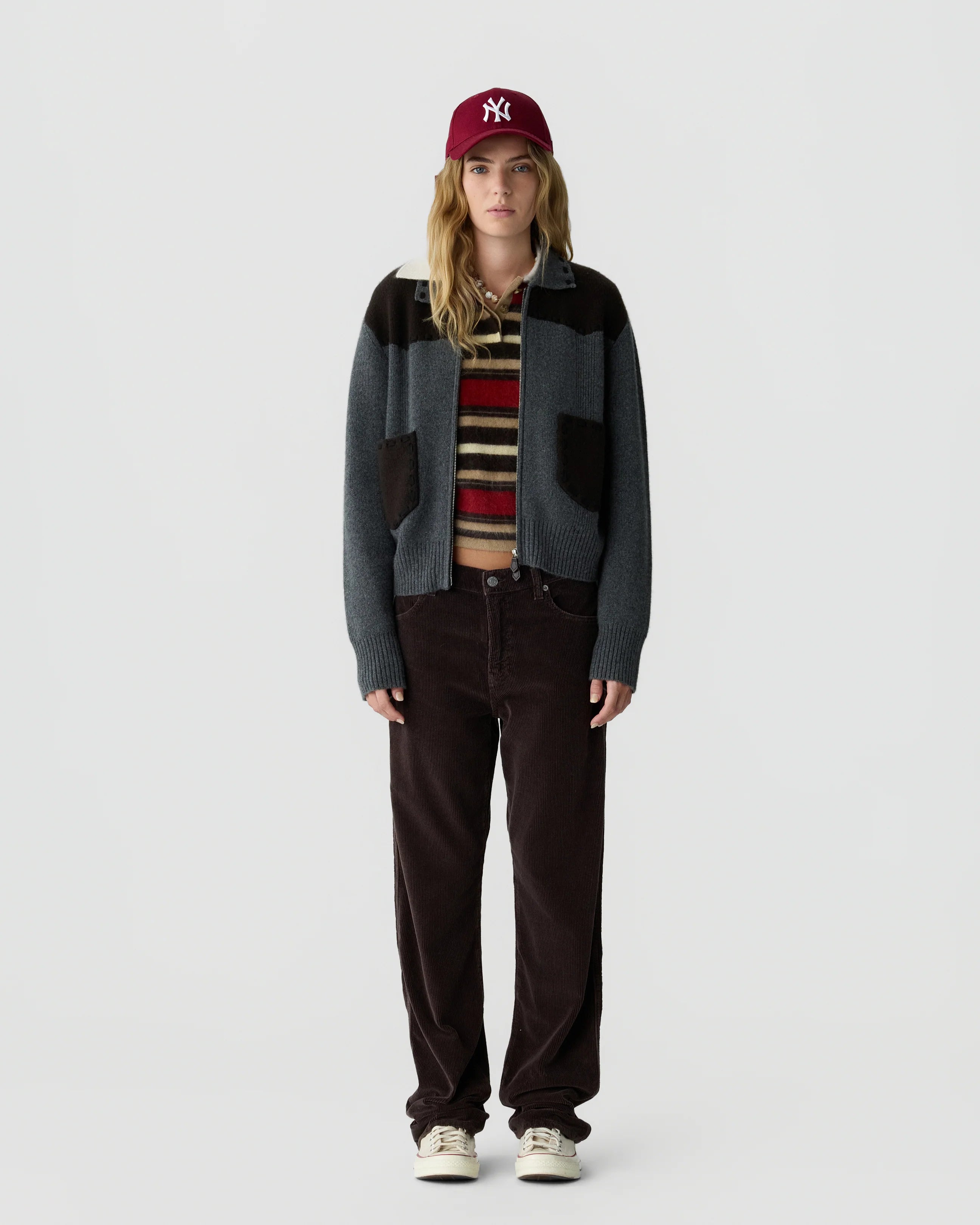 Saddle Up! Jacket - Charcoal/Burnt Cocoa