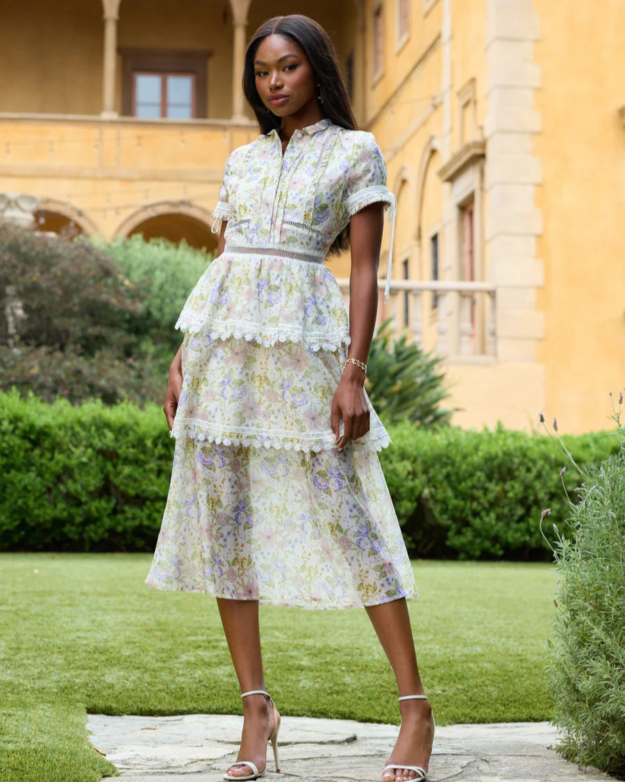 The Saint-Tropez Dress - Cordoba Print