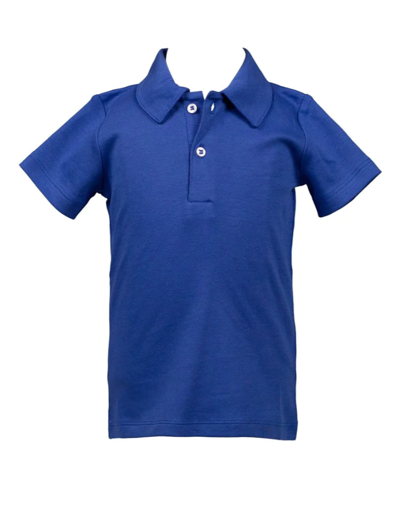 Pima Short Sleeve Polo - Regatta Blue