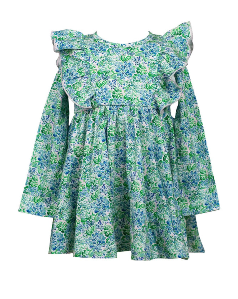 Twirl Dress - Blue Aster