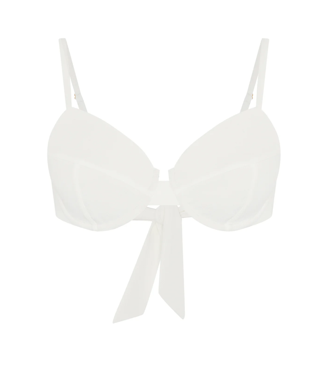 Pippa Bikini Top and Bottom Set - Sugar White