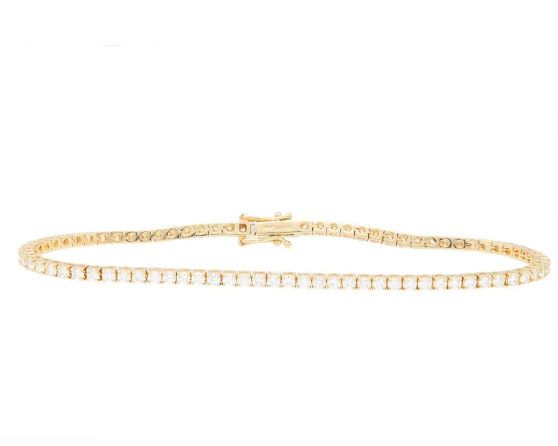 2CTW Tennis Bracelet YG