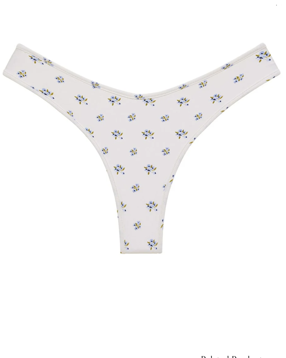 Heidi Floral Added Coverage Lulu Bikini Bottom