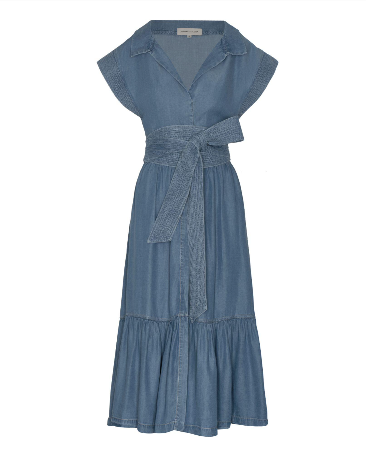 Shareer Dress - Medium Wash Denim