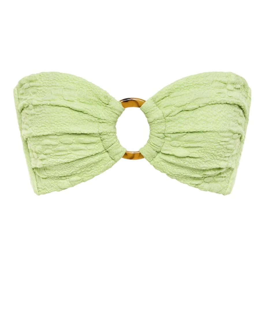 Avo Floral Tori Ties Bandeau Bikini Top