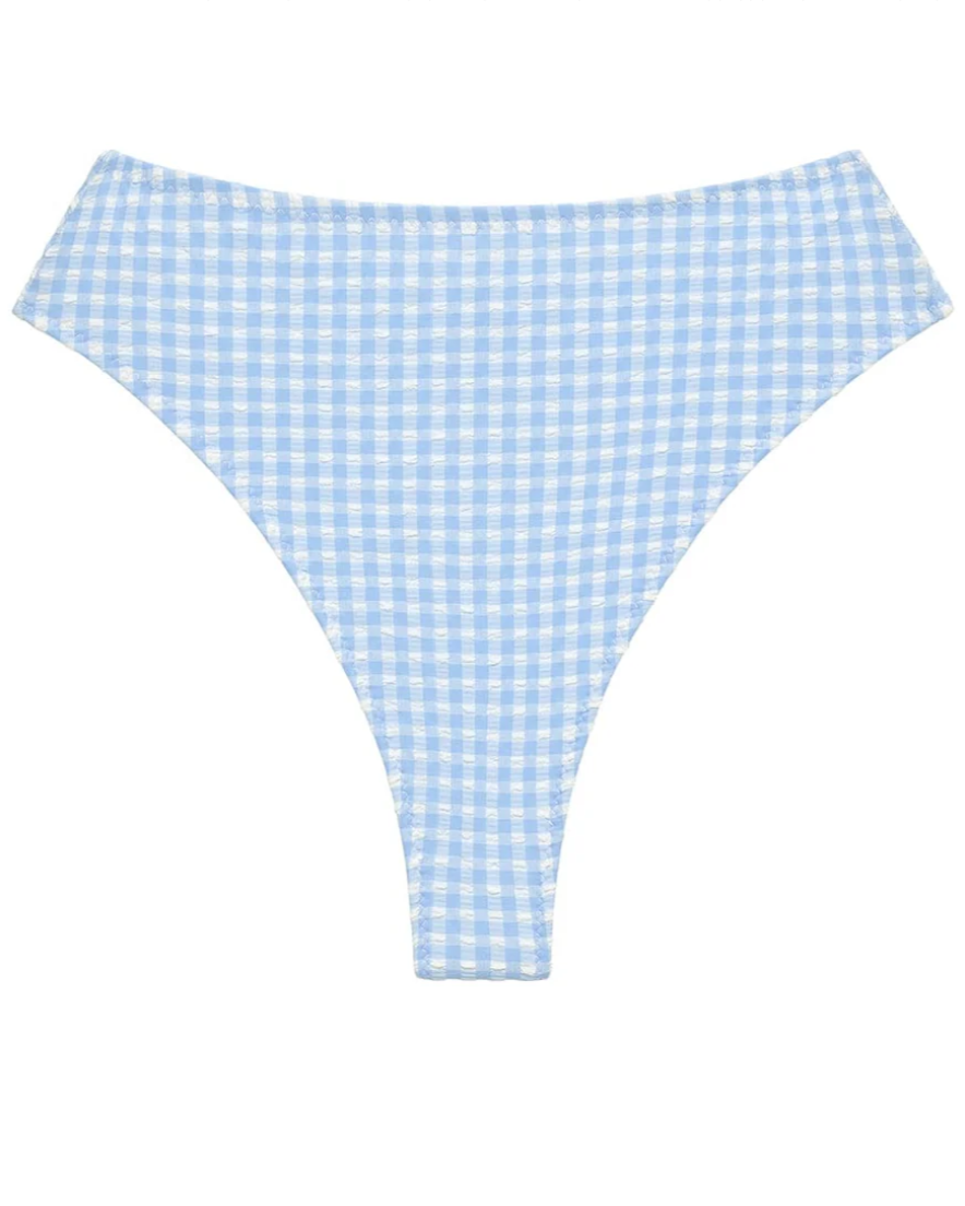 Peri Micro Gingham Paula Bikini Bottom