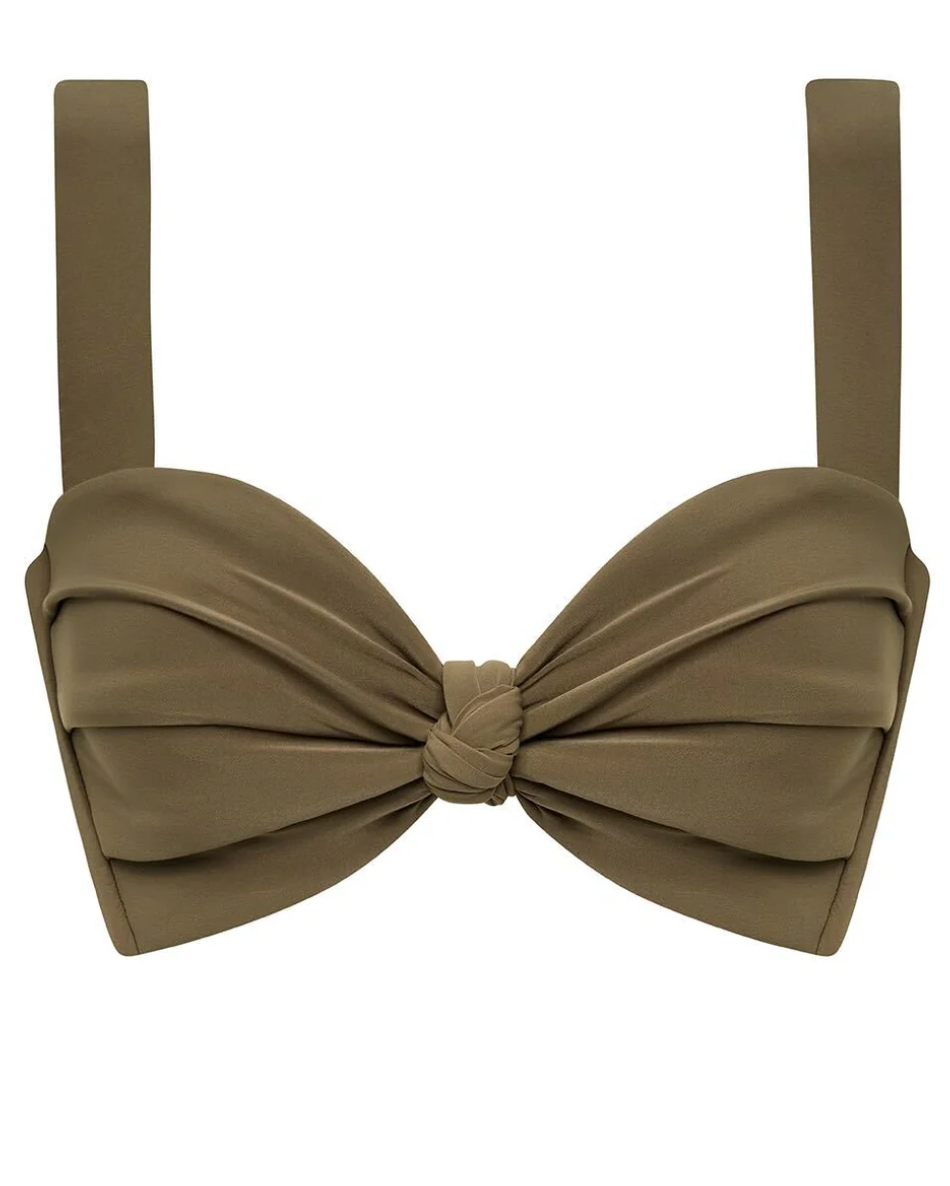 Khaki Hayden Bikini Top