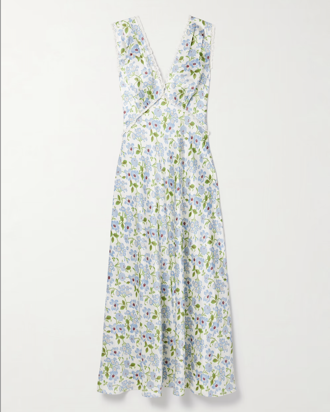 Tahlia Dress - Ivory Strawberry Moon Floral
