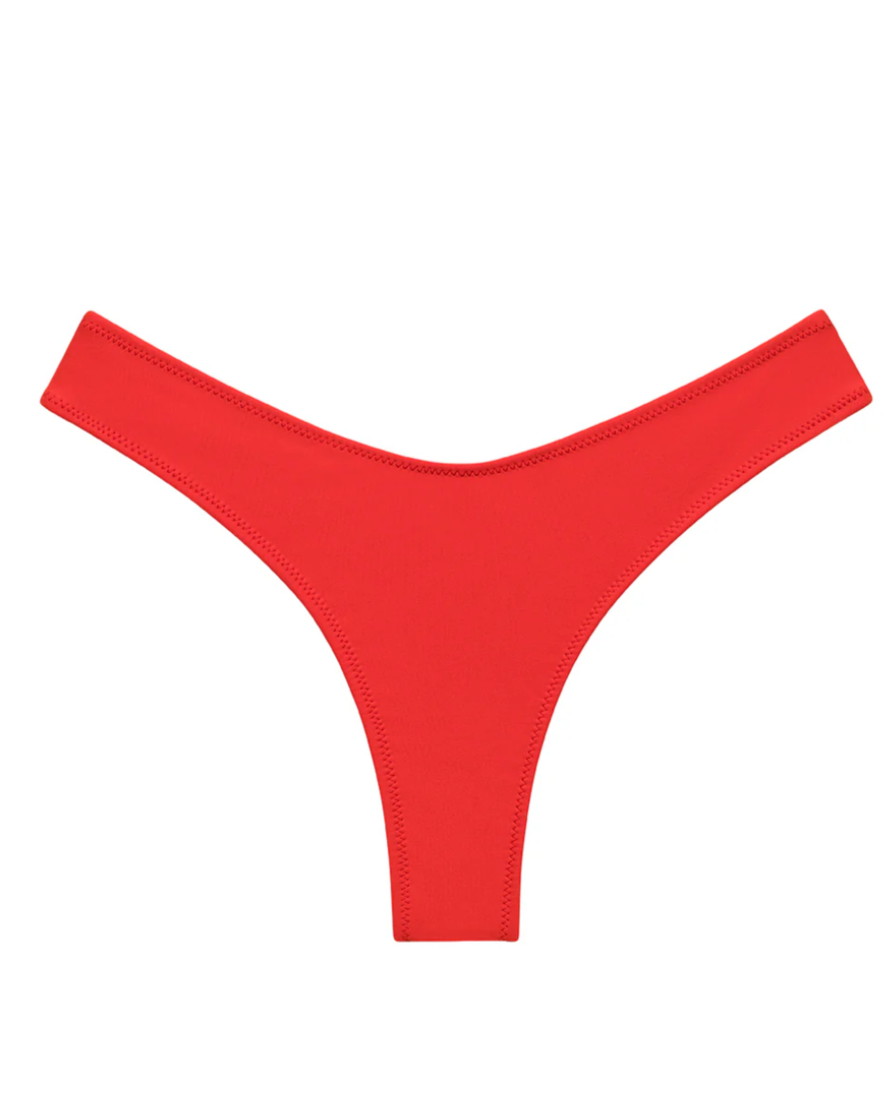 Cherry Added Coverage Lulu (Zig-Zag Stitch) Bikini Bottom
