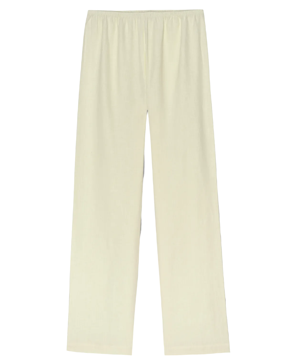 The Linen Simple Pant - Creme