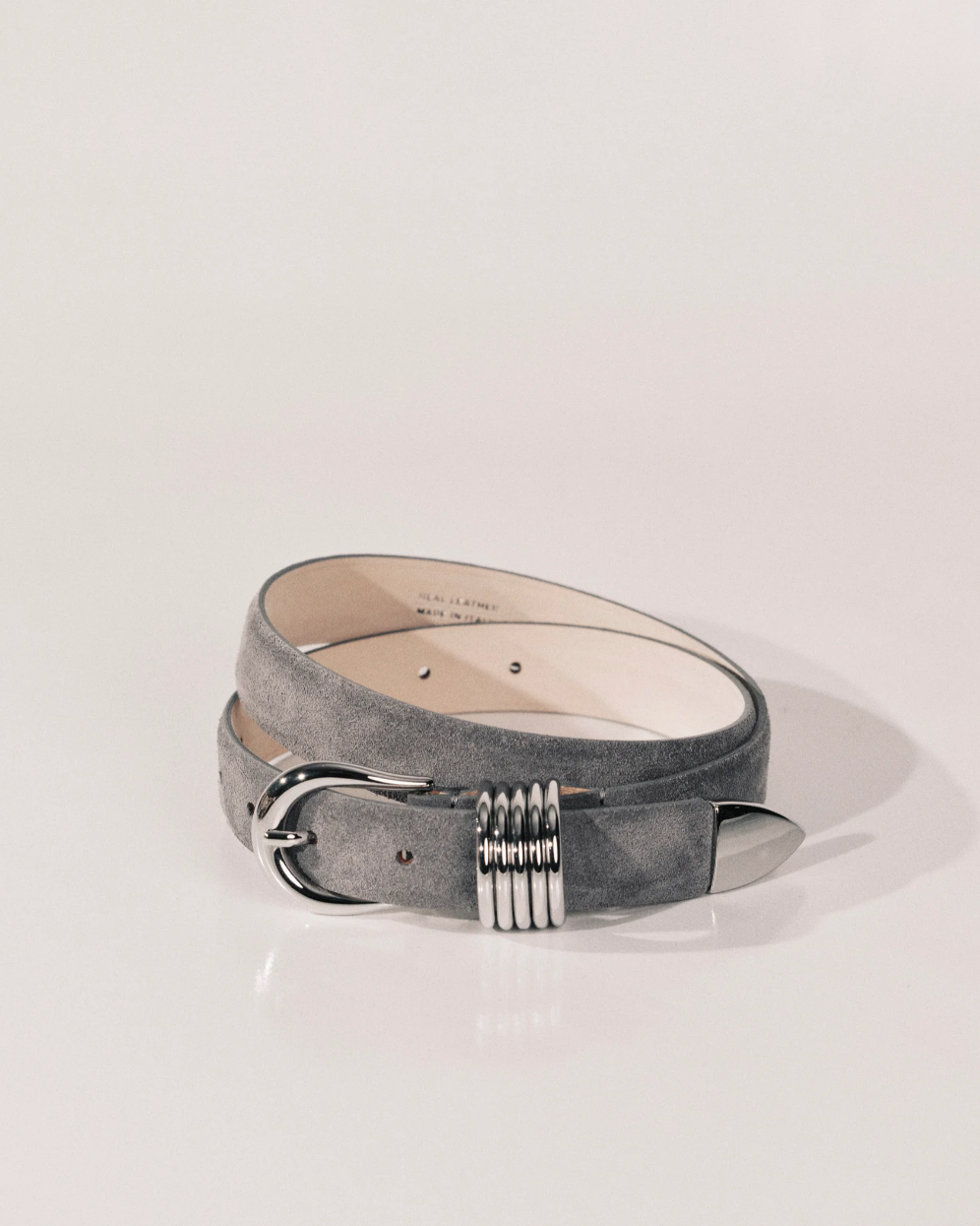 Hollyhock Suede Silver - Fog Suede / Silver