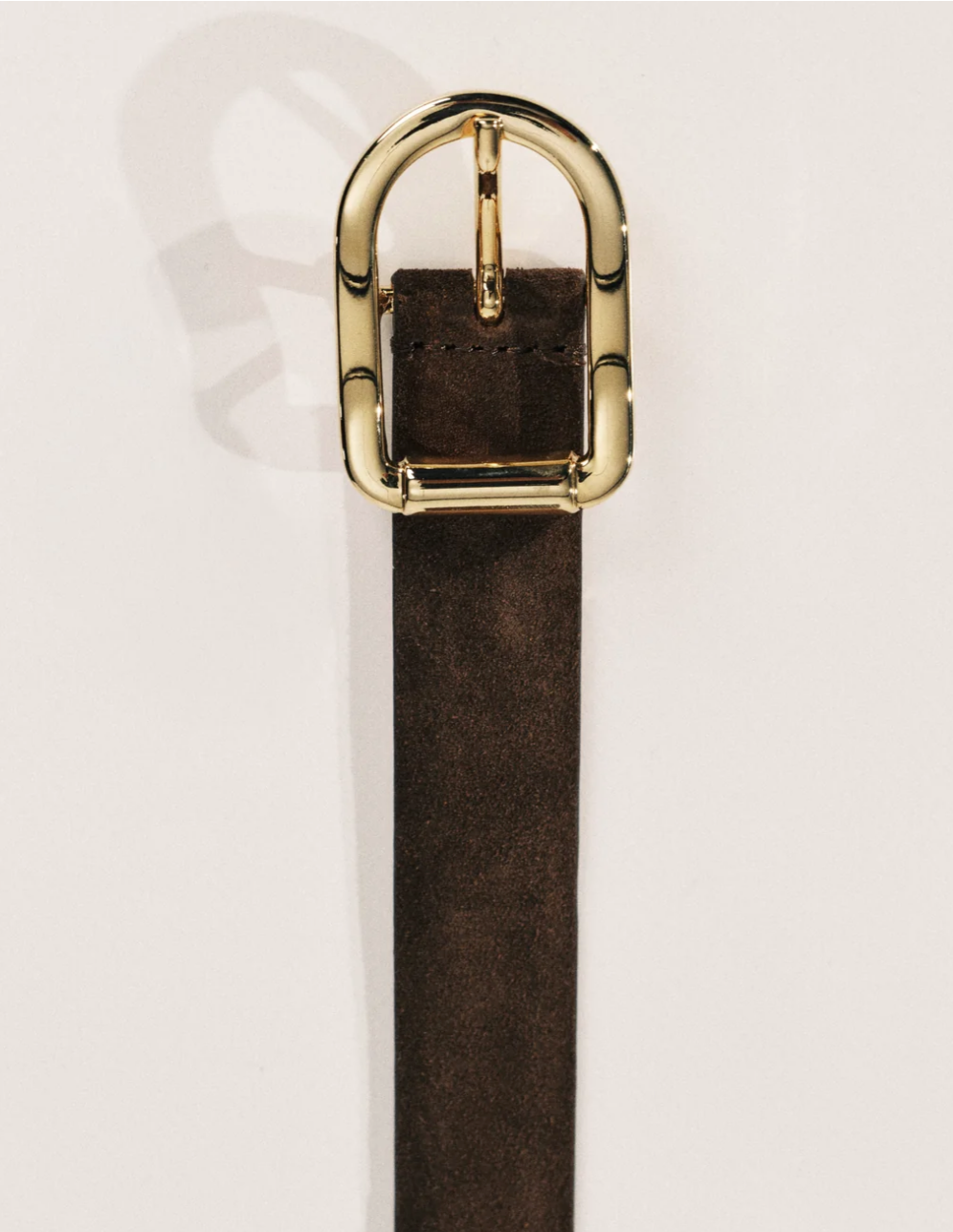 Mija Chocolate Suede Gold - Chocolate Suede & 24K Gold