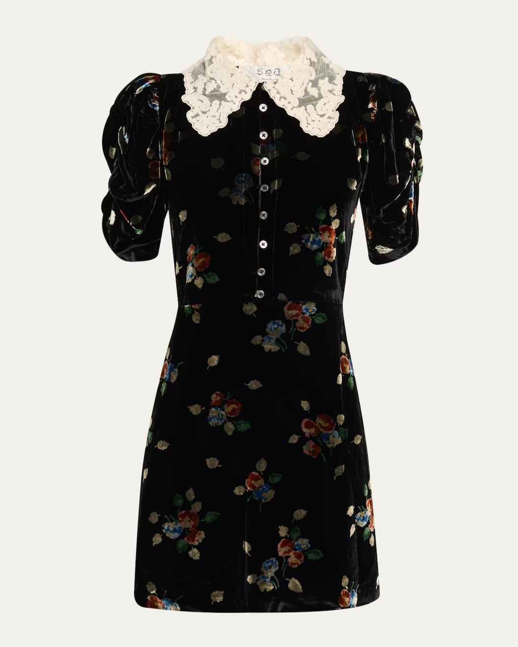 Leda Mini Dress - Black