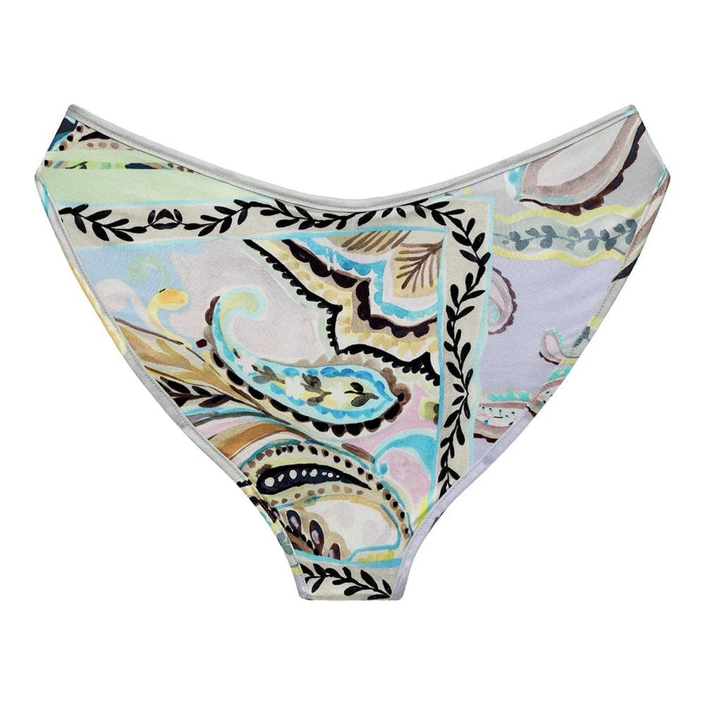 St. Barths Floral Added Coverage Lulu Bikini Bottom