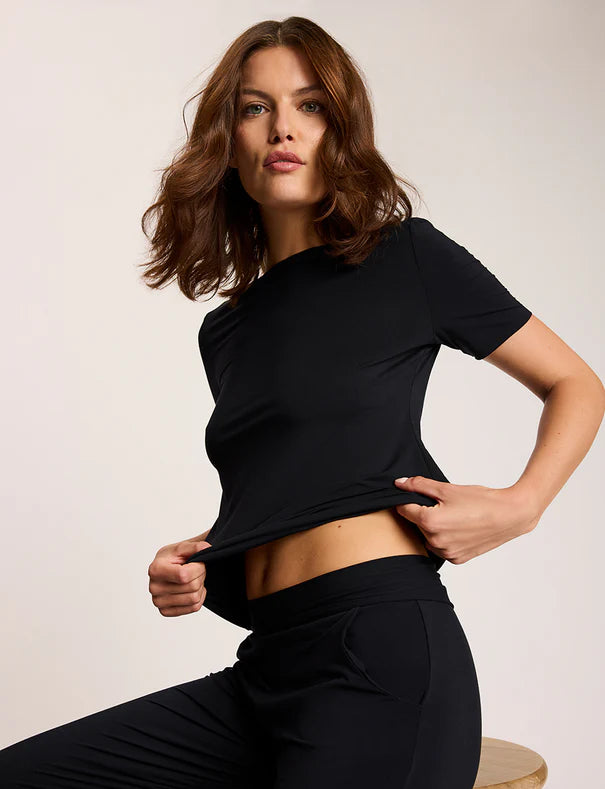Butter Short Sleeve Crewneck Tee - Black