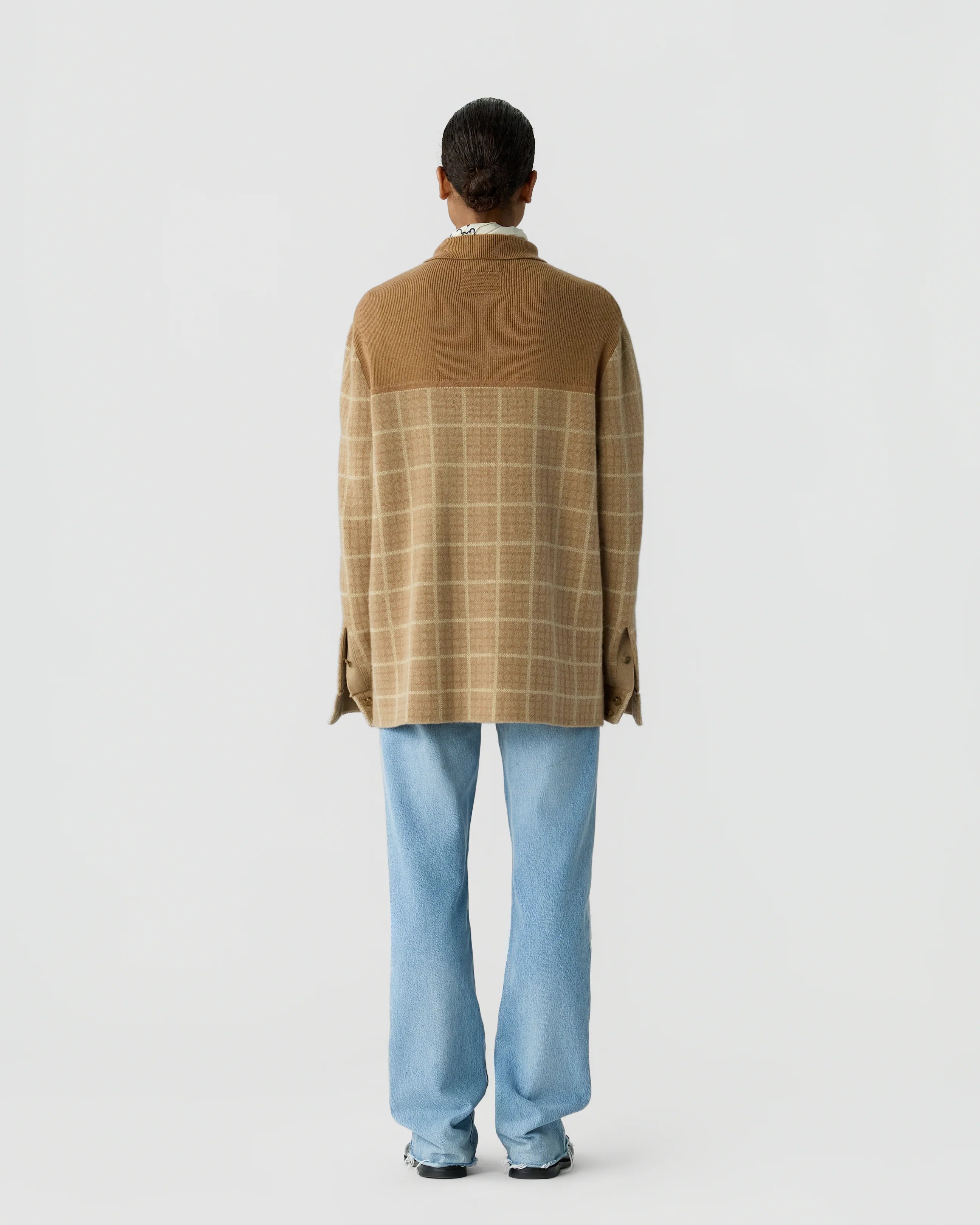 Tartan Industry Jacket - Camel Combo