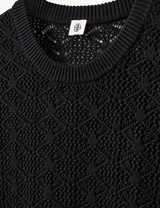 Maldive Oversized Tee - Black