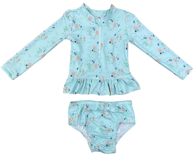 Reef Girl Rash Guard Set